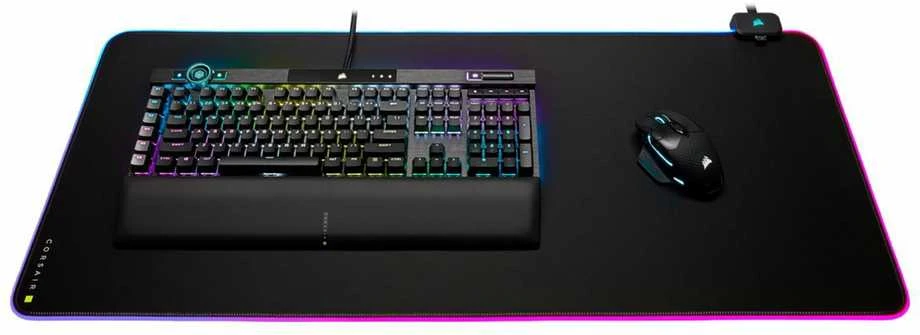 Pelės kilimėlis žaidimams Corsair MM700 RGB Extended Mouse Pad, 930mm x 400mm x 4mm