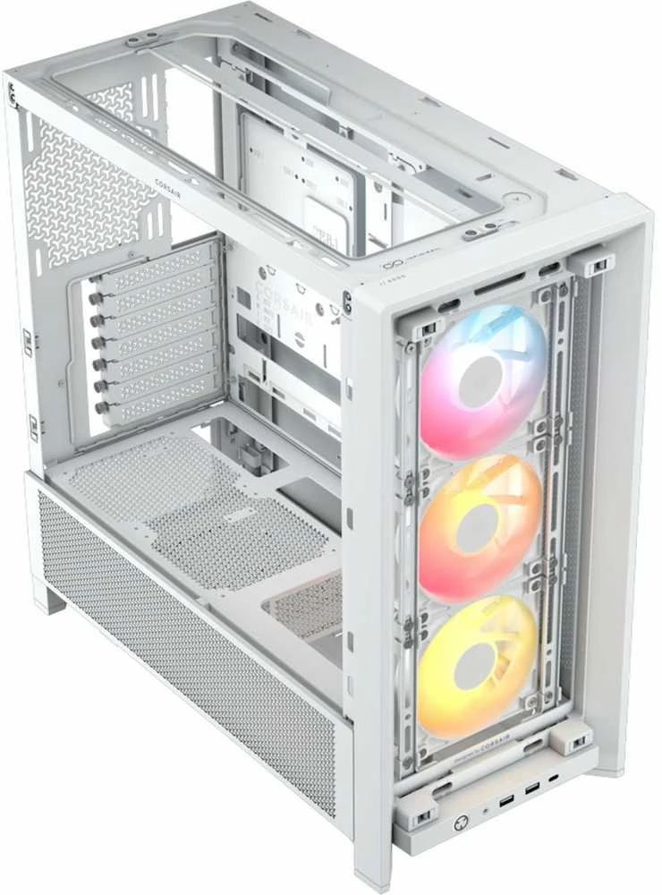 „Corsair“ kompiuterio korpusas | „Frame 4000D RS ARGB Modular“ | „Baltas“ | „Mid Tower“