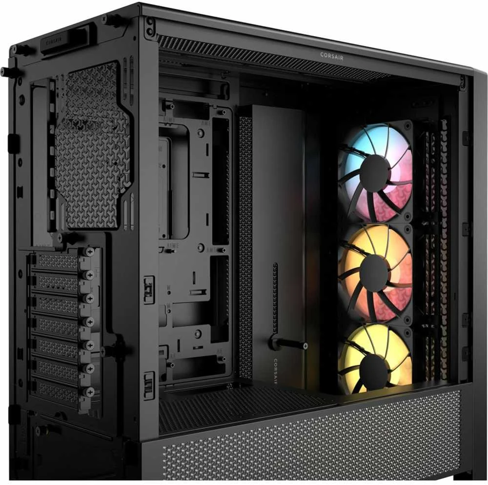 „Corsair“ kompiuterio korpusas | „Frame 4000D RS ARGB Modular“ | Juodas | Vidutinio dydžio bokštas