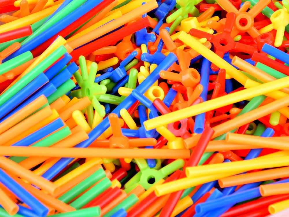 Jokomisiada Kūrybiniai vamzdžių lazdelių blokai 1000-PCS