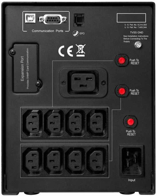 CYBERPOWER PR3000ELCDSL 3000VA/2700W 36M garantija, paruošta VMWARE