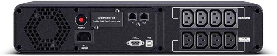 „CyberPower Smart“ programėlės UPS sistemos | CP1600EIPFCRM2U | 1600 VA | 1000 W