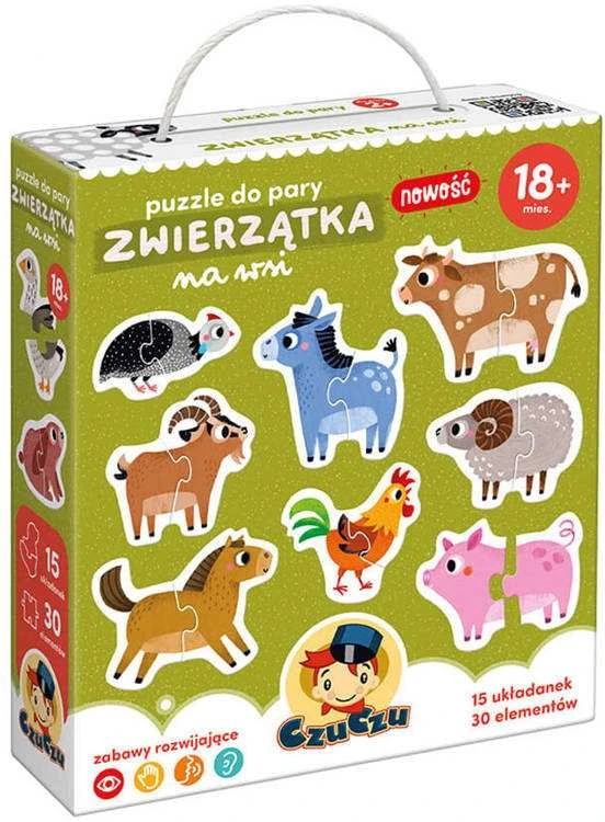 Dėlionė Czuczu galvosūkis poroms gyvūnams kaime