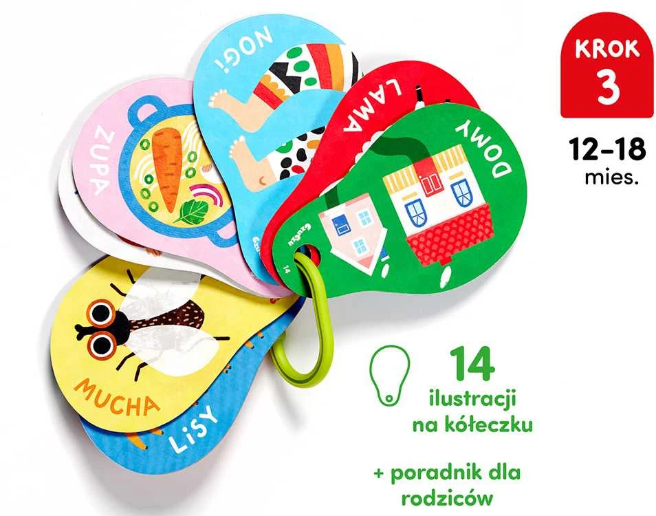 CzuCzu Mano pirmieji žodžiai 12 mėn.+ knyga ant žiedo ZA5551