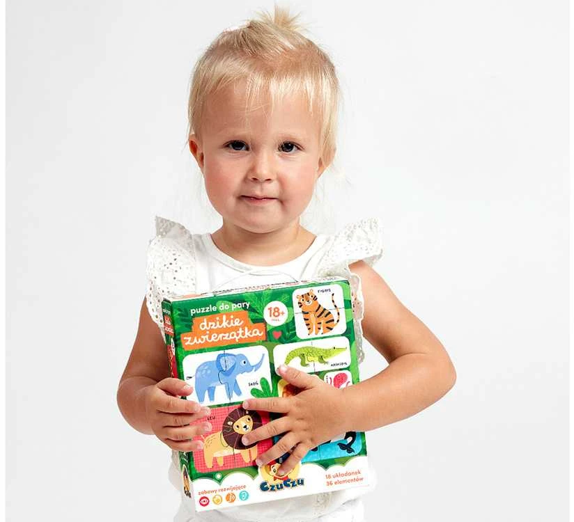 CzuCzu Dėlionė 36 vnt. - Laukiniai gyvūnai