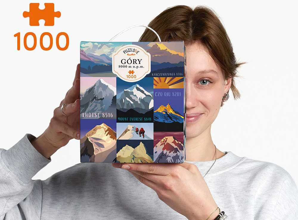 CzuCzu Dėlionė 1000 vnt. - Kalnai