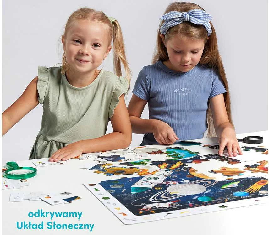 Dėlionė CzuCzu Observational puzzle Space 60 pieces + educational poster ZA5560