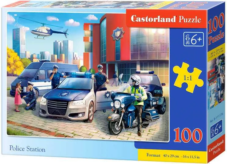Castorland Dėlionė 100 vnt. - Policijos nuovada