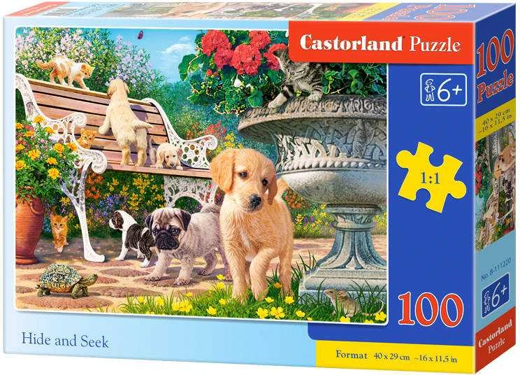 Castorland Dėlionė 100 vnt. - Slėpynės
