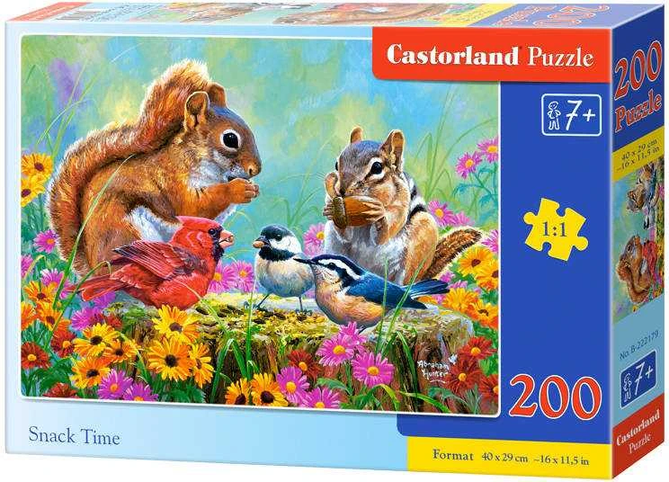 Castorland Dėlionė 200 vnt. - Užkandžių laikas