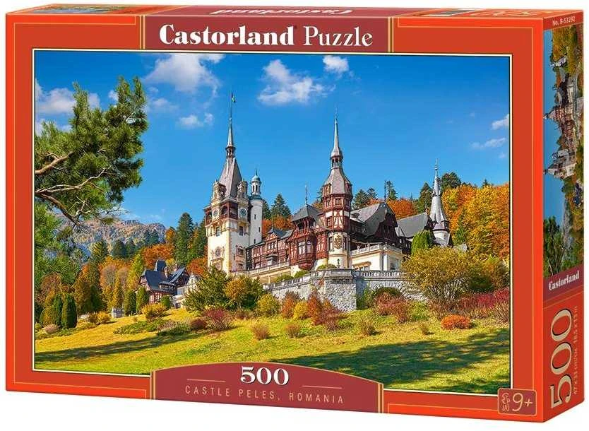 Castorland Dėlionė 500 vnt. - Pelešo pilis, Rumunija