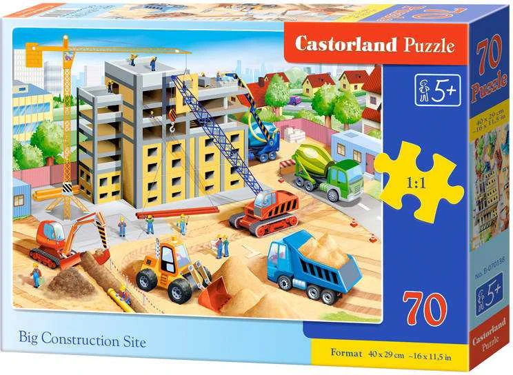 Castorland Dėlionė 70 vnt. - Statybvietė