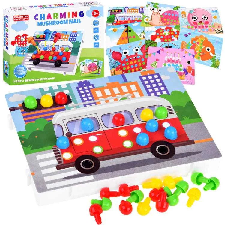 Dėlionė Jokomisiada Puzzle Button educational mosaic ZA4191