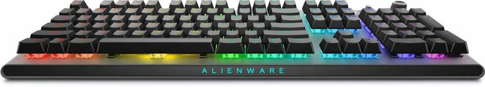 Dell | Alienware Tri-Mode AW920K | Belaidė klaviatūra žaidimams | Wireless | Bluetooth | RGB LED pašvietimas | Belaidė jungtis | US | CHERRY MX Raudona | Dark Side of the Moon