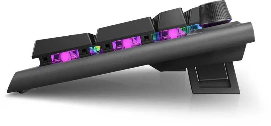 Dell | Alienware Tri-Mode AW920K | Belaidė klaviatūra žaidimams | Wireless | Bluetooth | RGB LED pašvietimas | Belaidė jungtis | US | CHERRY MX Raudona | Dark Side of the Moon