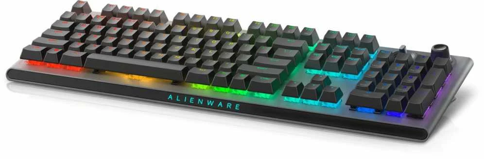 Dell | Alienware Tri-Mode AW920K | Belaidė klaviatūra žaidimams | Wireless | Bluetooth | RGB LED pašvietimas | Belaidė jungtis | US | CHERRY MX Raudona | Dark Side of the Moon