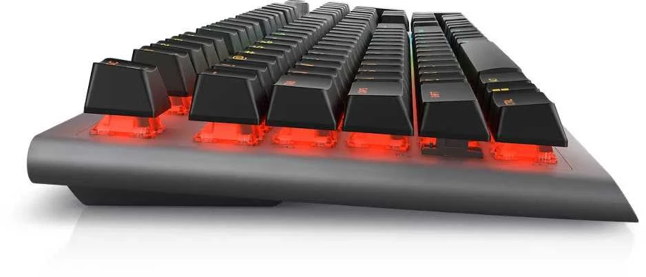 Dell | Alienware Tri-Mode AW920K | Belaidė klaviatūra žaidimams | Wireless | Bluetooth | RGB LED pašvietimas | Belaidė jungtis | US | CHERRY MX Raudona | Dark Side of the Moon