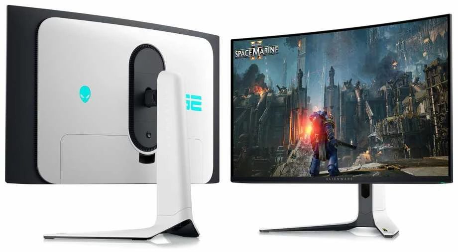 Dell | Išlenktas žaidimų monitorius | AW3225QF | 31,6 colio | OLED | 4K UHD | 16:9 | 240 Hz | 0,03 ms | 3840 x 2160 pikselių | 1000 cd/m² | Maitinimo jungtis, apsaugos užrakto lizdas, valdymo svirtis, USB-A, USB-B, USB-C, HDMI, „DispalyPort“ | HDMI prievadų kiekis: 2 | Balta / juoda | Garantija 36 mėn.