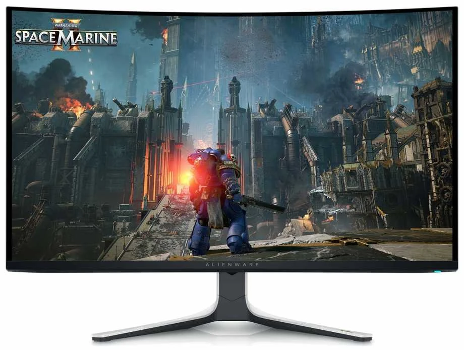Dell | Išlenktas žaidimų monitorius | AW3225QF | 31,6 colio | OLED | 4K UHD | 16:9 | 240 Hz | 0,03 ms | 3840 x 2160 pikselių | 1000 cd/m² | Maitinimo jungtis, apsaugos užrakto lizdas, valdymo svirtis, USB-A, USB-B, USB-C, HDMI, „DispalyPort“ | HDMI prievadų kiekis: 2 | Balta / juoda | Garantija 36 mėn.