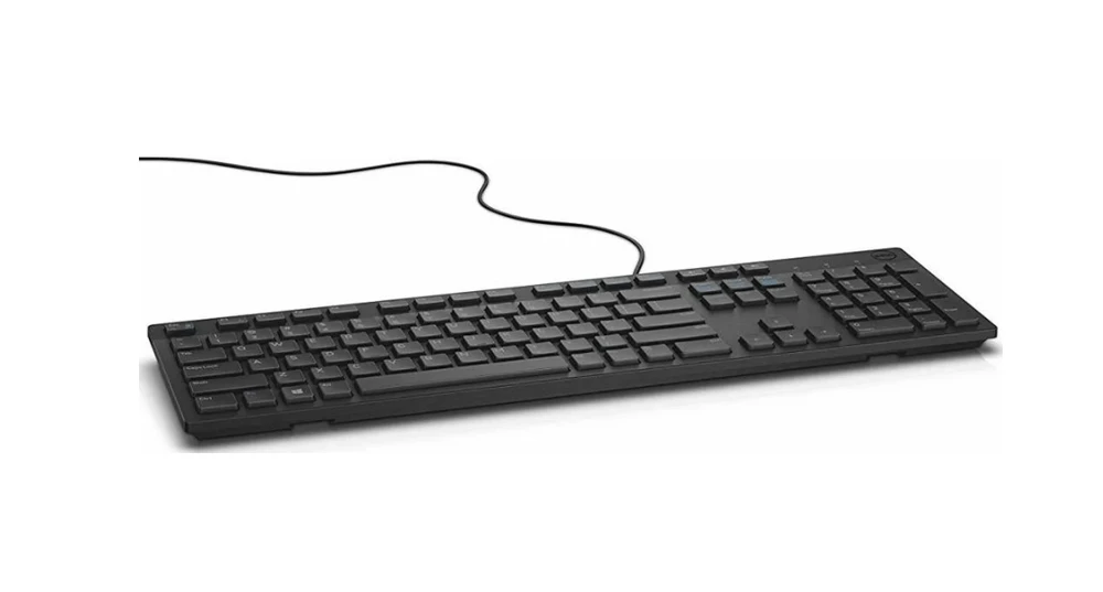 Dell Klaviatūra | KB216 | Multimedia | su laidu | Ukrainian | Juodas