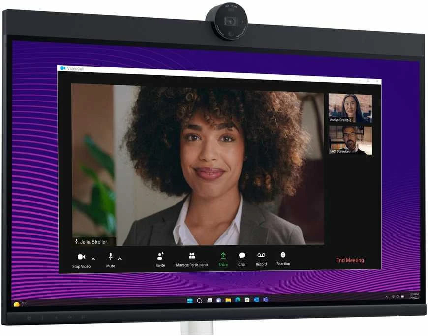 „Dell 27 USB-C Hub“ vaizdo konferencijų monitorius | P2724DEB