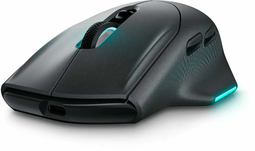 Dell | Pelė žaidimams | AW620M | su laidu/Wireless | USB-A | Dark Side of the Moon