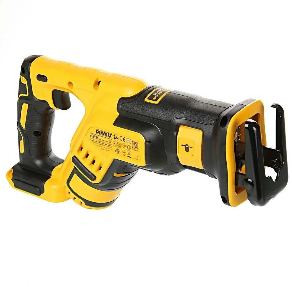 DeWalt tiesinis pjūklas DCS367N be akumuliatoriaus ir kroviklio