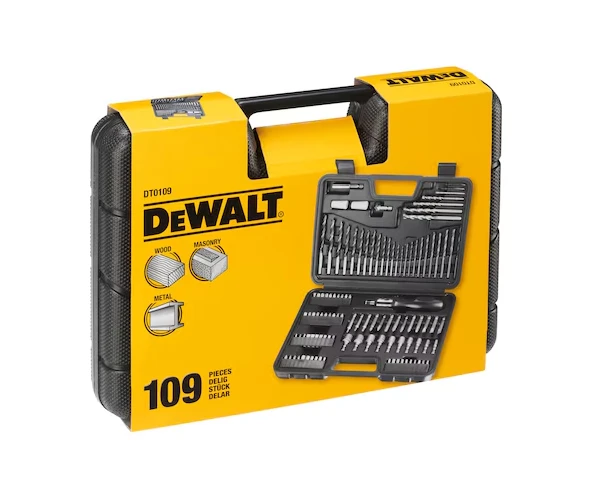 Dewalt grąžtų ir sukimo antgalių rinkinys 109 vnt. DT0109