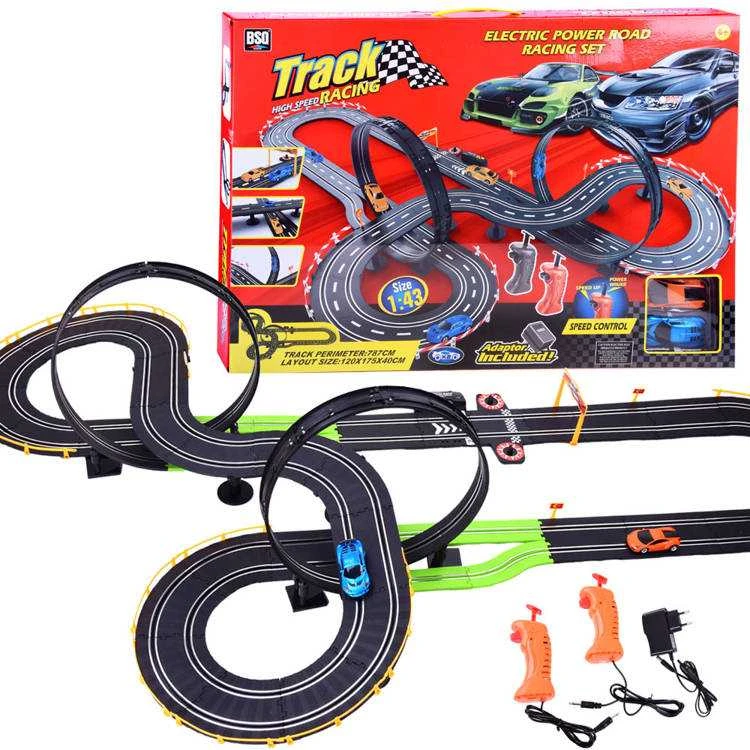 Jokomisiada Didelė lenktynių trasa + 2 automobiliai, 787 cm RC0546 trasa