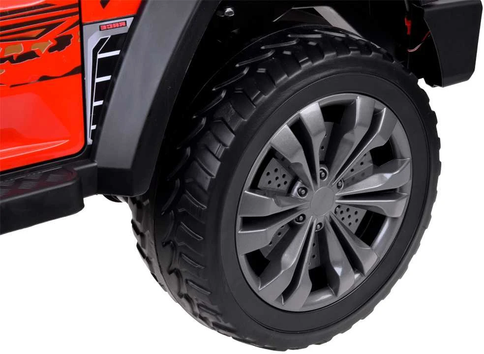 Jokomisiada Didelis akumuliatorinis elektrinis automobilis vaikams, 2 asmenų, 4x4 dėžė, PA0329
