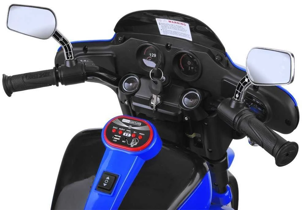 Jokomisiada Akumuliatorinis motociklas vaikams Chopper PA0254 | spalva: balta