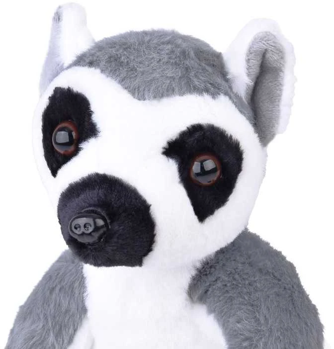 Beppe pliušinis lemūras iš Madagaskaro, didelis, sėdintis, 27 cm, 14159