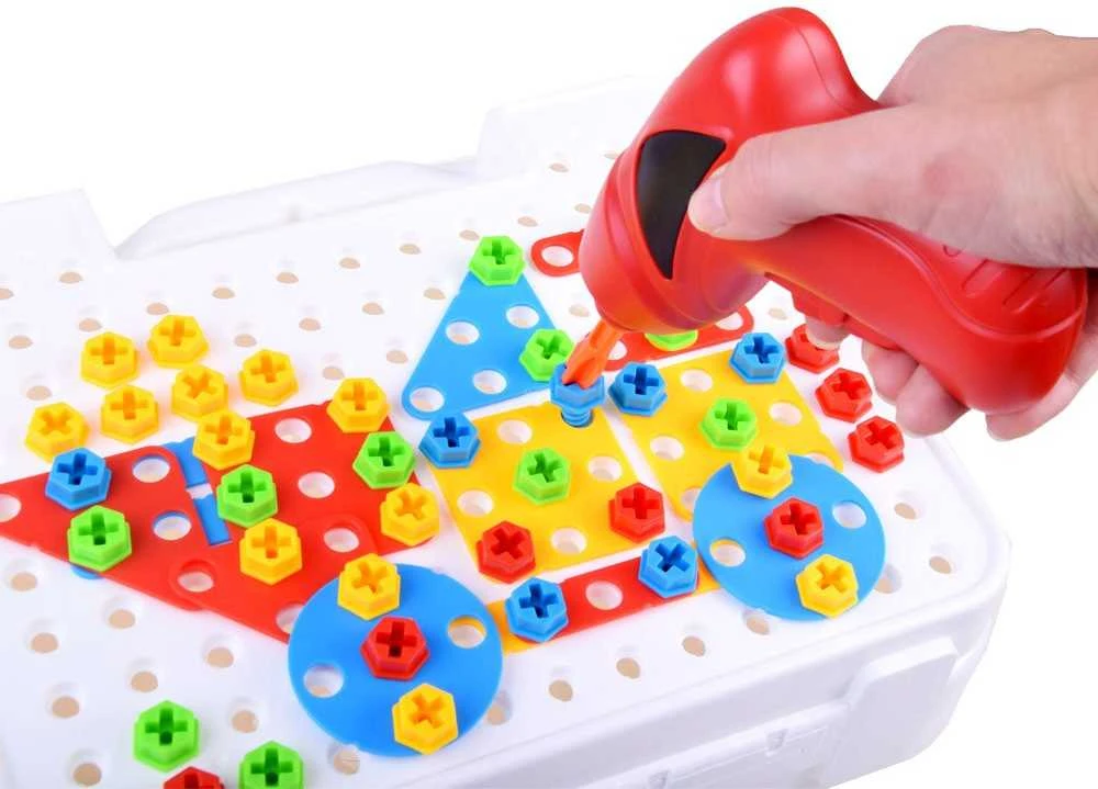 Jokomisiada Statybos blokai + atsuktuvas 268 PCS
