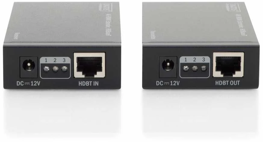 Assmann Electronic DIGITUS 4K HDMI prailginimo rinkinys HDBaseT 70 m per tinklo kabelį Cat 5E 6 7 UHD 4K2K/30 Hz