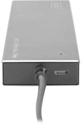 Assmann Electronic DIGITUS Hub 7 prievadų USB 3.0 SuperSpeed, maitinimo šaltinis, HQ aliuminis