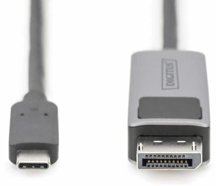 Digitus | Bi-directional Adapteris Cable | DB-300334-020-S | USB-C to DP USB-C | Ekranas Port
