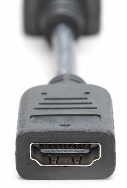Assmann Electronic „Assmann“ elektroninio DIGITUS adapterio kabelio ekranasPrievadas HDMI M/F 0,15 m AW28