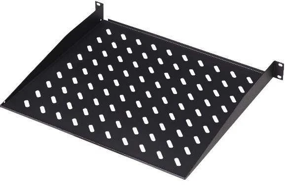 „Digitus“ | Fiksuota lentyna stelažams | DN-19 TRAY-1-SW | Fiksuoto montavimo lentynas galima lengvai sumontuoti ant dviejų priekinių 483 mm (19 colių) profilio bėgelių jūsų 483 mm (19 colių) tinklo arba serverių spintoje. Dėl stabilaus, perforuoto plieno lakšto, pasižyminčio didele apkrova, jie yra optimalus paviršius komponentams, kurie nėra tinkami 483 mm (19 colių) | Juodas
