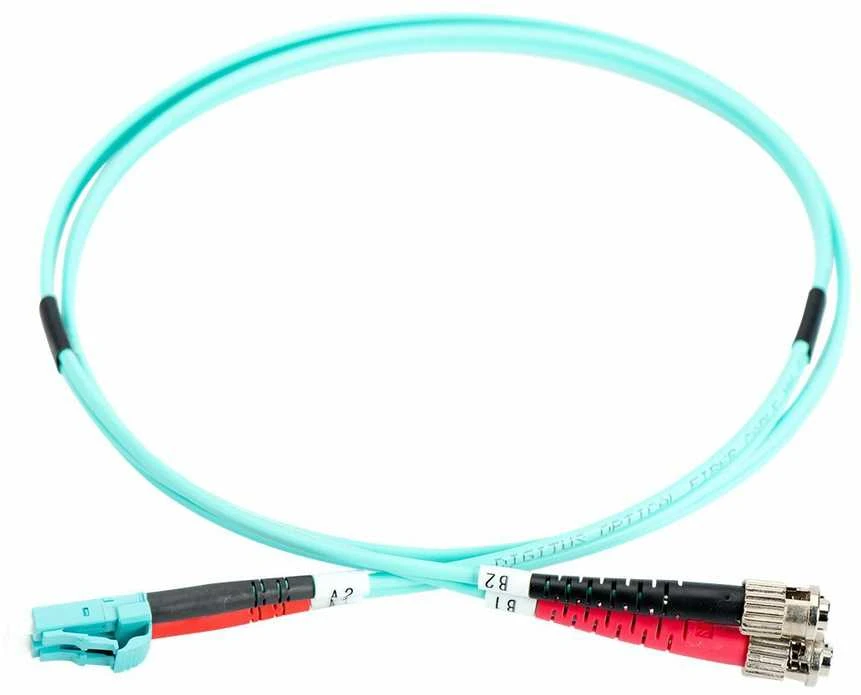 Assmann Electronic „Assmann“ elektroninis DIGITUS šviesolaidinis pataisomasis laidas LC į SC daugiamodis 50/125 m dvipusis ilgis, 1 m klasė OM3