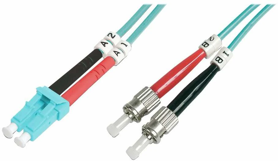 Assmann Electronic „Assmann“ elektroninis DIGITUS šviesolaidinis pataisomasis laidas LC į SC daugiamodis 50/125 m dvipusis ilgis, 1 m klasė OM3