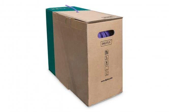 Digitus Skaitmenas | Montavimo kabelis | CAT 6 F-UTP | Violetinė