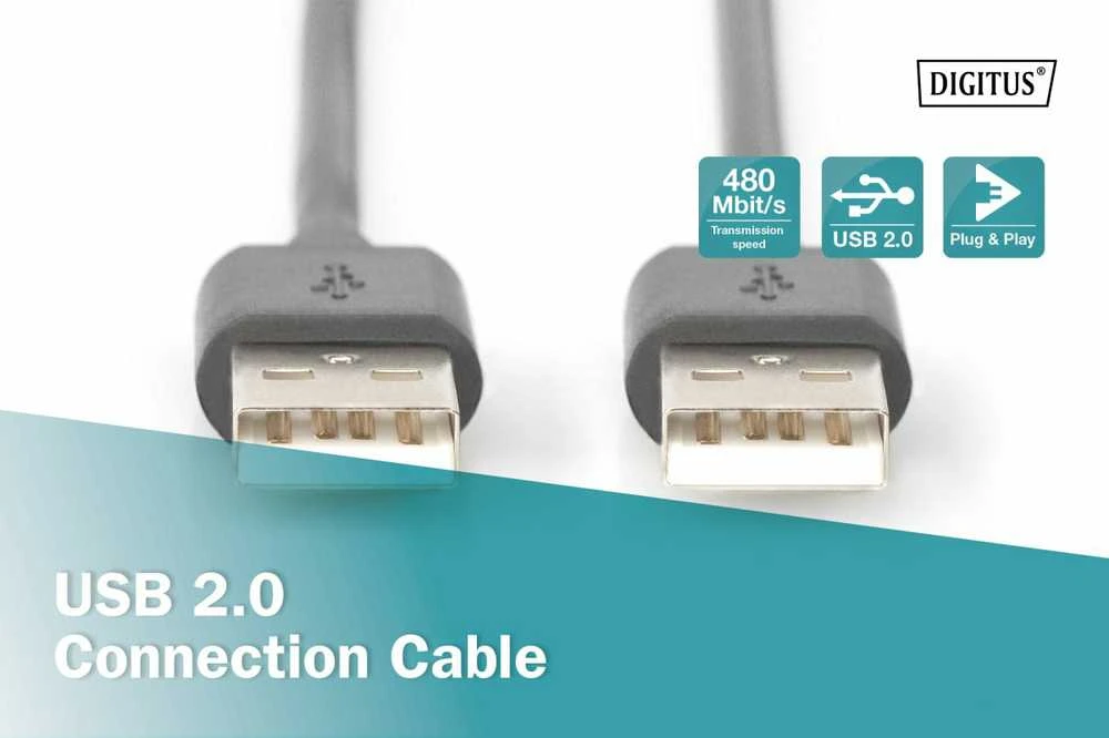 Digitus | USB 2.0 connection cable | AK-300101-018-S