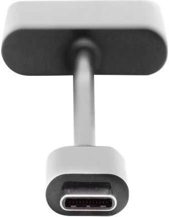 Assmann Electronic ASSMANN USB Type-C skirstytuvo kabelis, tipas C - 3,5 mm+type C M/F/F 0,2m Gen2 5A 10GB Vers. 3.1 CE bl Versija 3.1 CE bl