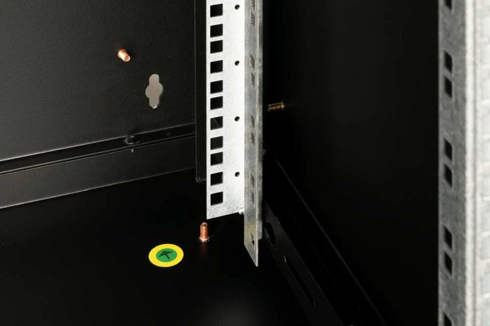 Digitus Sieninė spintelė, unikali serija | DN-19 16U-6/6-SW | 82 x 60 x 60 cm | Juodas