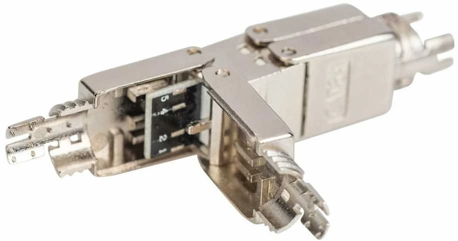 Assmann Electronic DIGITUS CAT 6A CAT jungtis 500MHz, skirta AWG 22-26, ekranuota su metaliniu užsukamu dangteliu