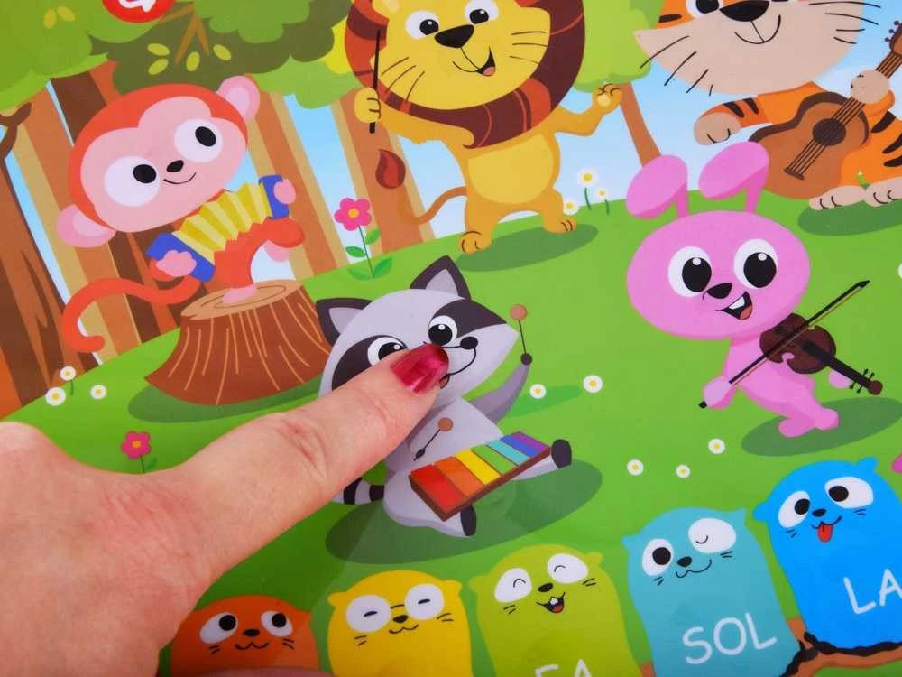 Jokomisiada Educational interactive organ with animals, sounds, melodies ZA5955
