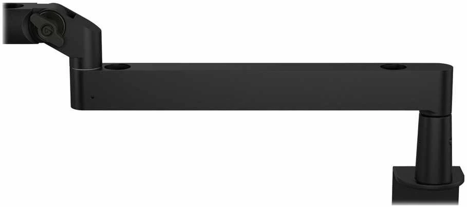 Elgato | Wave Mic Arm | 10AAN9901 | Viršutinės rankos darbo stalo prošvaisa (160 mm); Apatinės rankos darbo stalo prošvaisa (70 mm); Horizontalus siekis (740 mm); Vertikalus sukimas (90 ° aukštyn / 60 ° žemyn (alkūnė); Stalinis spaustukas išplečiamas iki 60 mm | Žemas profilis