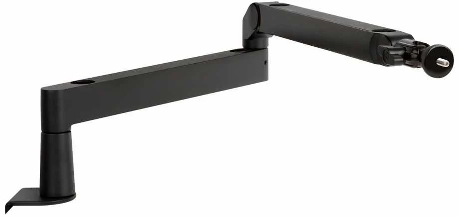 Elgato | Wave Mic Arm | 10AAN9901 | Viršutinės rankos darbo stalo prošvaisa (160 mm); Apatinės rankos darbo stalo prošvaisa (70 mm); Horizontalus siekis (740 mm); Vertikalus sukimas (90 ° aukštyn / 60 ° žemyn (alkūnė); Stalinis spaustukas išplečiamas iki 60 mm | Žemas profilis