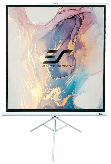 Elite Screens | su stovu Series | T85NWS1 | Įstrižainė 85" | 1:1 | Matomo vaizdo plotis (W) 152 cm | Baltas