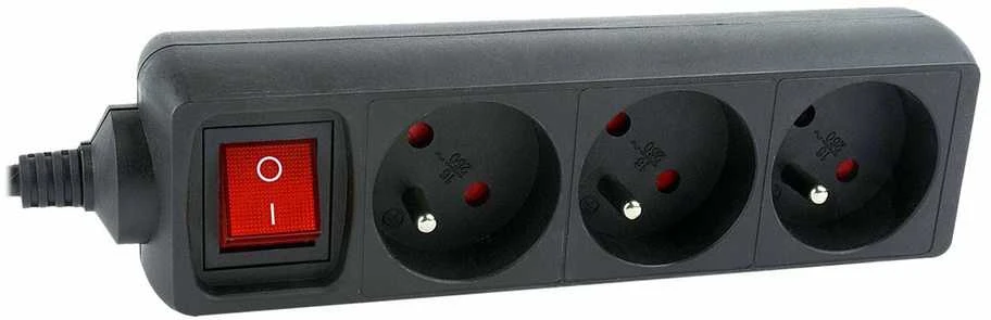 „EnerGenie“ | Ilgintuvas, 3 FR lizdai, 10 A, C14 kištukas | EG-PSU3F-01